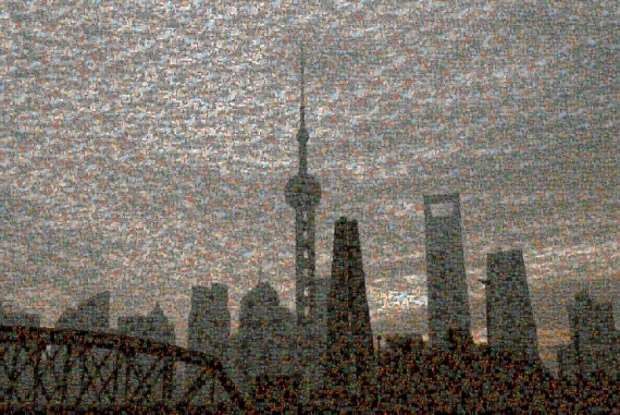 Shanghai, Mosaïque de photos Shanghai, Mosaïque de photos
